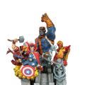 ジオラマ The Infinity Gauntlet Adam Warlock&美国队长&Dr. Strange&Galactus&Hate&钢铁侠&Kronos&Living Tribunal&Lord Chaos&Love&Master Order&シルバーサーファー&スパイダーマン&Thanos&The Stranger&ブレイド&Uatu the Watcher 