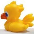 最终幻想 チョコボ ウキウキチョコボ Rubber Ducky 