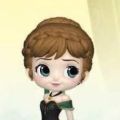 Q Posket アナと雪の女王 アナ Coronation Style Sort A 