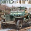 1/35 美国陆军 1/4吨多功能卡车与拖车和宪兵