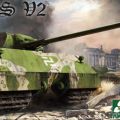 1/35 WWII 德国 超重型坦克 鼠式 V2