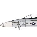 1/72 美国 F/A-18E 超级大黄蜂 “VFA-14 Tophatters CAG” 