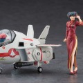 蛋机女孩系列 超时空要塞 林明美 Lynn Minmay (Chinese Dress) w/VF-1J Valkyrie 