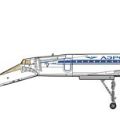 10833 1/144 图波列夫 Tu-144D超音速客机