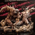 Elite Exclusive Statue 进击的巨人 巨人&三笠·阿克曼&铠之巨人