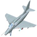 87255 1/72 A-4F 天鹰 攻击机