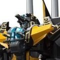 食玩 超兽机神断空我 Big Moth＆Dancouga＆Eagle Fighter＆Land Cougar＆Land Tiger Black Color Ver. 