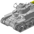 1/35 九七式中型坦克 (チハ) 57mm炮塔/新底盘 