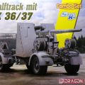 1/35 WW.II 德军 Sd.Kfz.7 8吨半履带运输车 ＆ 88mm 高射砲 Flak36/37 SET 