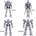 异度装甲 STRUCTURE ARTS 1/144比例塑料模型套件 合集1 四合一套装