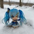 下雪天当然要拍雪初音啦
