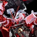 MG 高达基地限定   异端高达红色机(翔翼型装备) 电镀骨架/透明配色