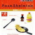 姿势骨架 厨房/炒饭组合