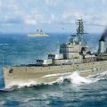 编号：06702  1/700 世界战舰系列  英国皇家海军“贝尔法斯特”轻型巡洋舰 1959年