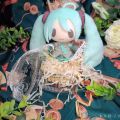 fufufufufu~初音未来 毛绒 挂件 趴趴