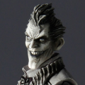 PLAY ARTS改 蝙蝠侠：阿卡姆疯人院 小丑（黑白配色）