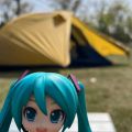 带miku出去露营