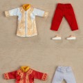 粘土娃 服装套组 世界之旅 印度：男孩（白色/红色）