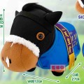 名马收藏系列 马服毛绒玩偶 杏目