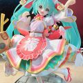 初音未来招财猫ver.手办展示