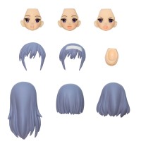 突击莉莉定制系列 头部零件套装 TYPE-B 青藤色