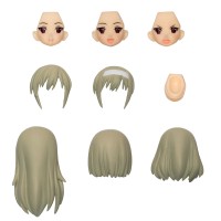 突击莉莉定制系列 头部零件套装 TYPE-B 亚麻色