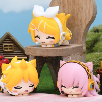 初音未来系列 午睡猫咪精细人偶 “镜音铃、镜音连、巡音流歌”