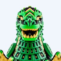 哥斯拉- 软胶 Urban Aztec设计 绿色变体