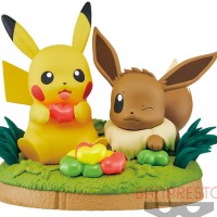 宝可梦 吃饭时间 皮卡丘+伊布