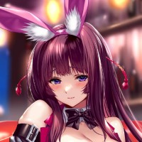 害羞的她 志津城音瑠 兔女郎