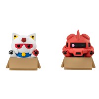 巨大化喵喵系列 机动战士高达 巨大化机动战士喵达 ①高达 ②夏亚专用扎古