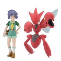 宝可梦比例世界 城都地区 阿笔+巨钳螳螂