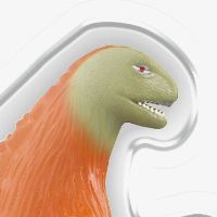 东宝可动模型 Marusan 哥斯拉 卷尾（橘色）