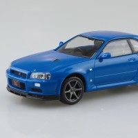 乐Pla 卡扣组合型套件 No.12-BB 日产 R34 Skyline GT-R（海湾蓝）
