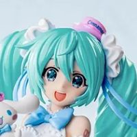 初音未来系列 Luminasta 初音未来联名大耳狗 白色连衣裙