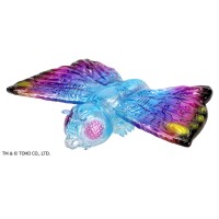 中等尺寸系列 哥斯拉EX 摩斯拉（1992）透明蓝粉色