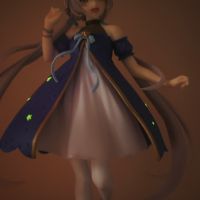 裙子会发光的天依妹妹，精细到内裤的评测~