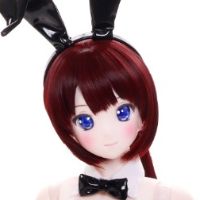 AOD516-SBB 紫罗兰/兔女郎穿搭套装 黑玫瑰