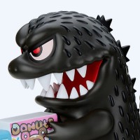 tokidoki x 哥斯拉 9英寸软胶（黑色）