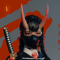 NO.GD97011B 1/6鬼姬第二弹—由川优子