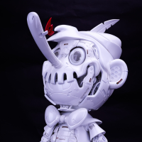 机器男孩 白色 16cm雕像