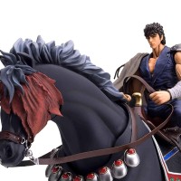 北斗神拳 200X 健次郎和黑王号 可动手办