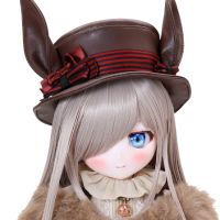 AOD526-IBM 艾莉丝收集 小型 伊绪/兔子茶会穿搭套装 ～月光银～ AZONE网上商店限定