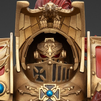 战锤:荷鲁斯叛乱 禁军军团 天鹰终结者小队 配备炼狱火矛的天鹰终结者