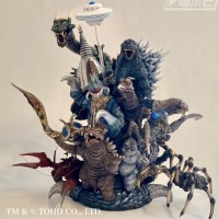 哥斯拉之终极战役 创意塑像