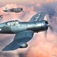 编号:80385 1/48 军用飞机系列 美国F4U-2“海盗”战斗机