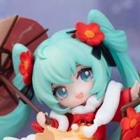 初音未来 Q版手办 雪映红梅