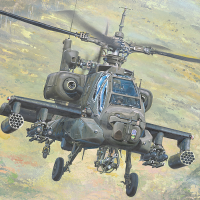 编号：05115 1/35 军用飞机系列 AH-64A“阿帕奇”直升机-后期型