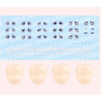 创彩少女庭园 自定义脸部 与 水贴套装 第6弹 【雨间设计】