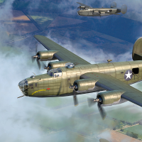 编号：81775 1/48 军用飞机系列 美国B-24D“解放者”轰炸机